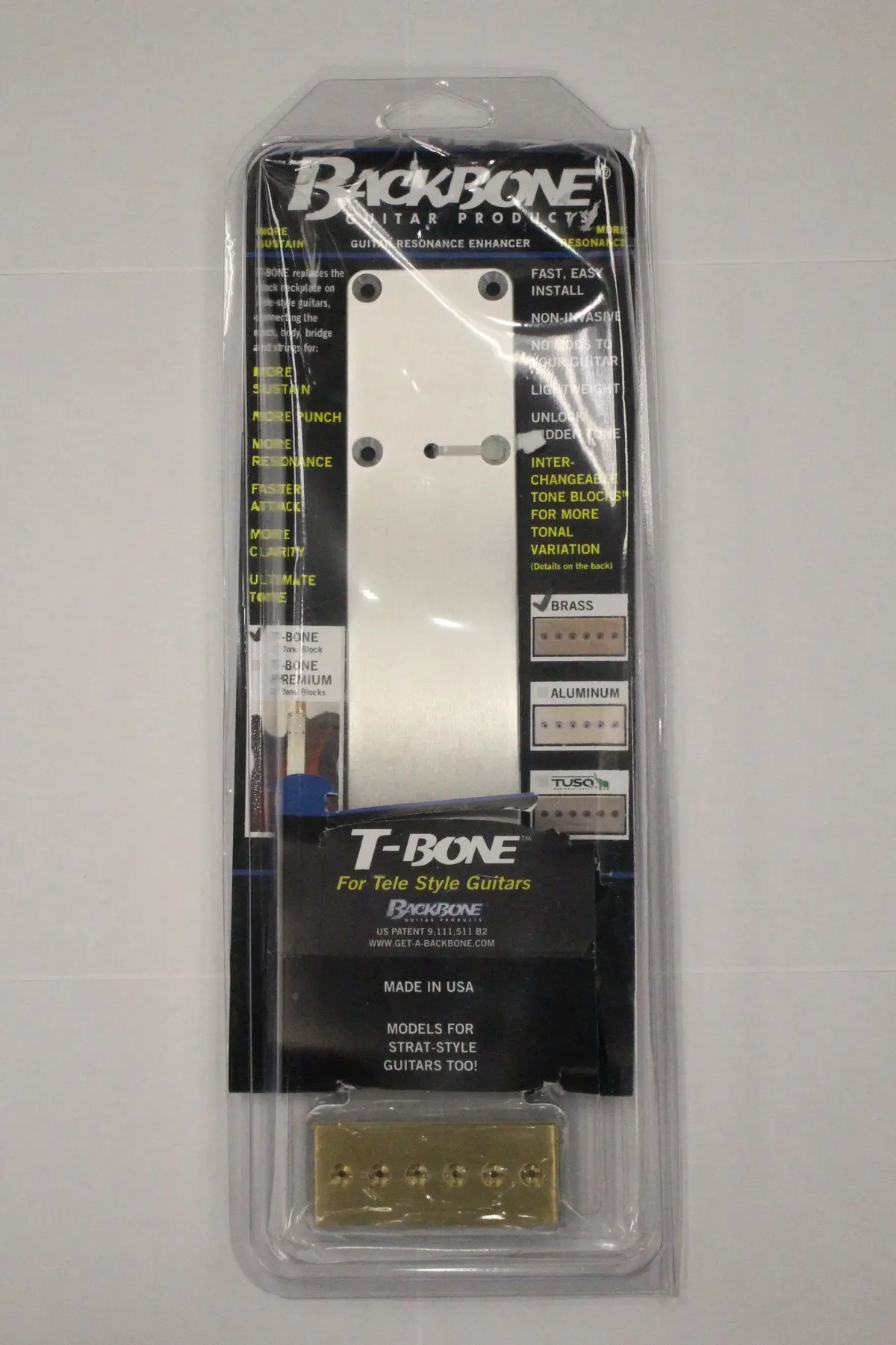 Backbone Guitar Products T-Bone For T-Style Guitars 1