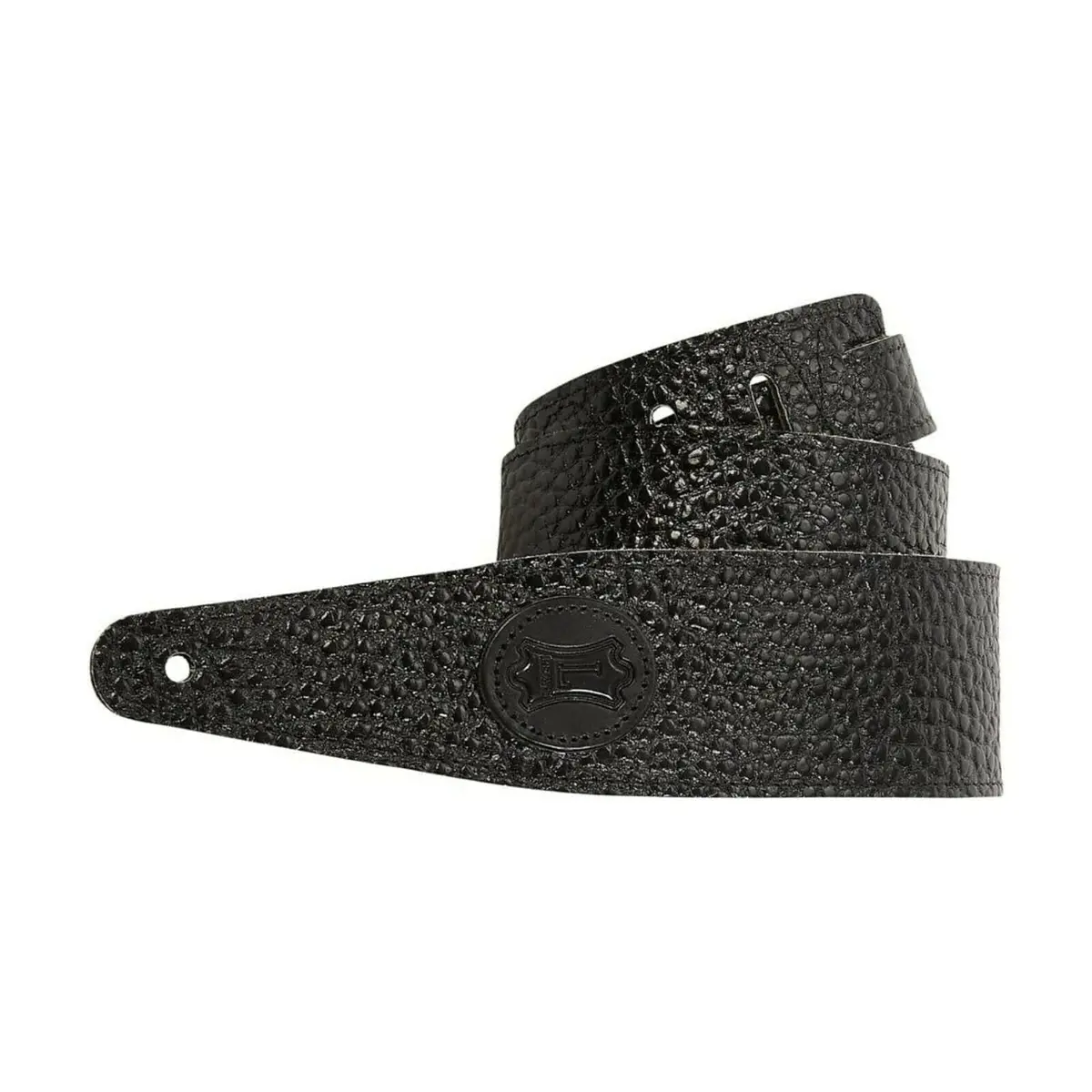 Levy's M317lv-Blk Pebbled Black Guitar Strap 1