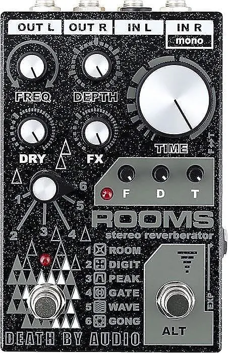 Death By Audio Rooms Stereo Reverb *Free Shipping In The Us*-- In Stock Now! 1