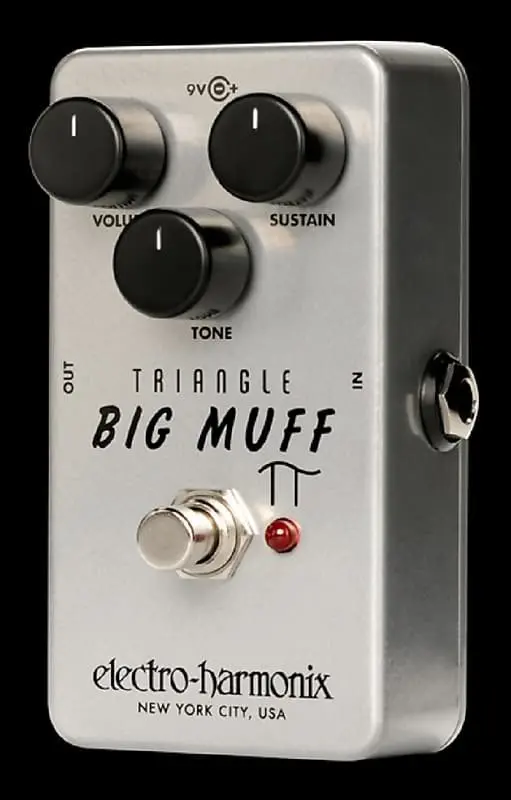 Electro-Harmonix Triangle Big Muff Pi Silver *Free Shipping In The Usa* 2
