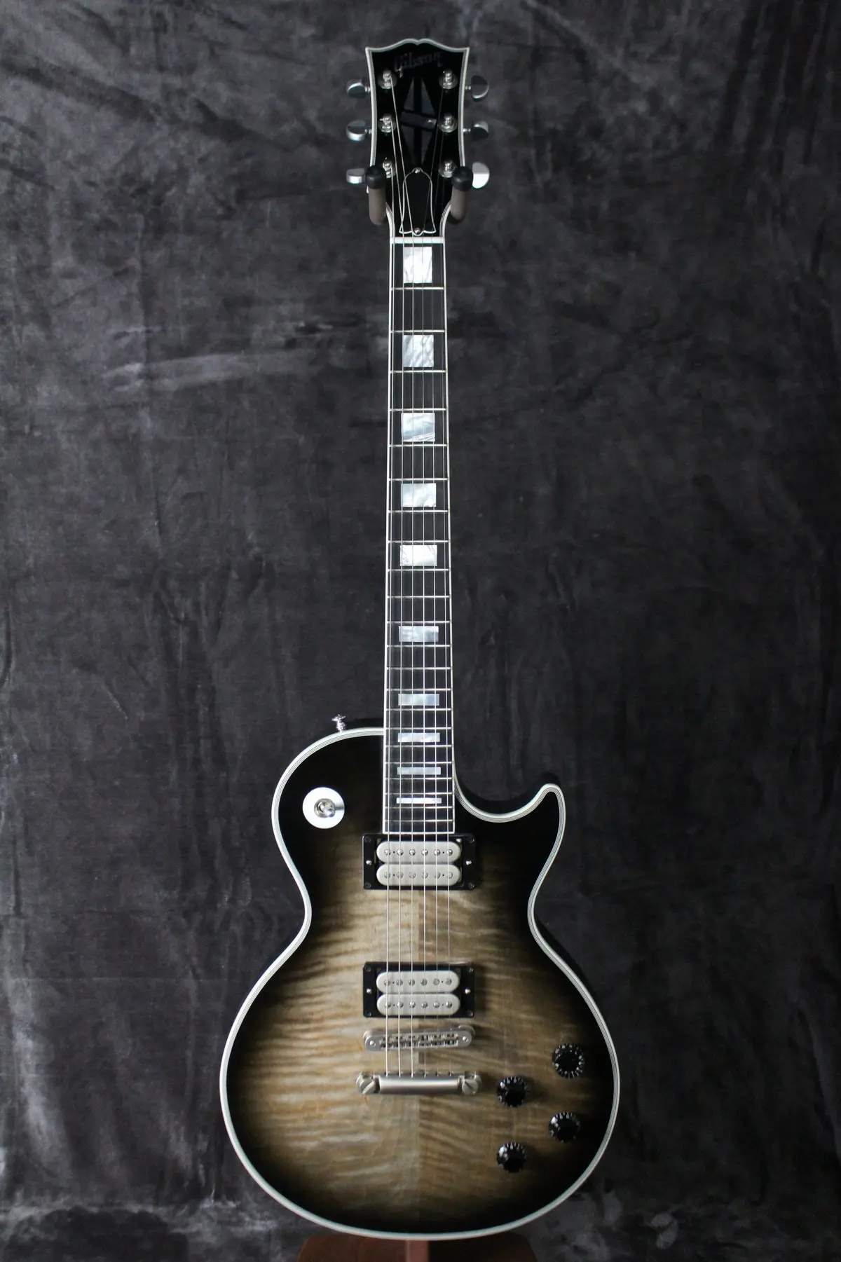 2018 Gibson Custom Shop Vivian Campbell Les Paul Custom Antrim Basalt Burst Signed #13/50 1