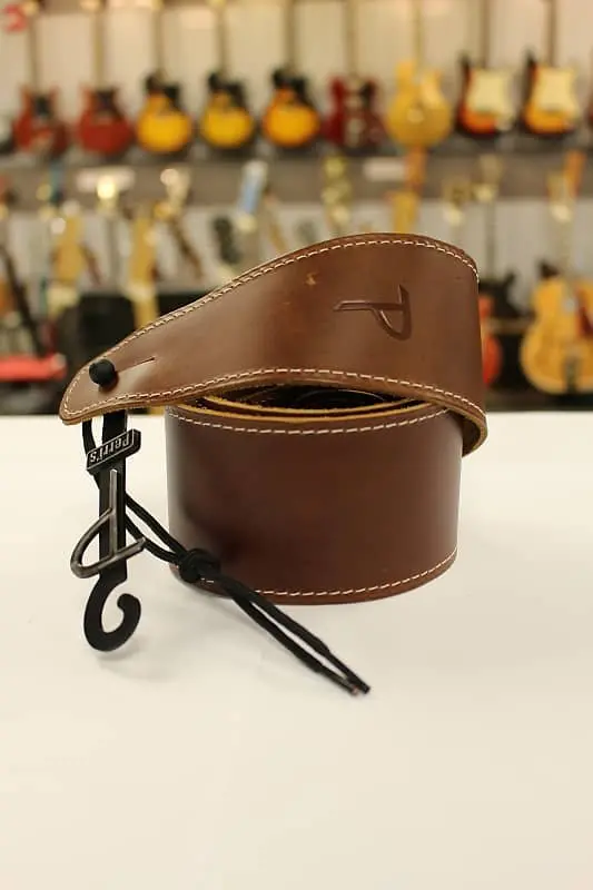 Perri’S Leathers Sp25-S Tan Baseball Leather Guitar Strap *Free Shipping In The Usa* 1