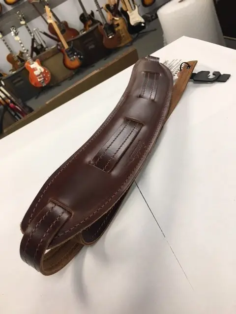 Souldier Plain Saddle Strap Dark Brown Leather Strap W/Dark Brown Pad *Free Shipping In The Usa** 1