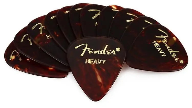 Fender 351 Picks Heavy Guage- 12 Pack 1