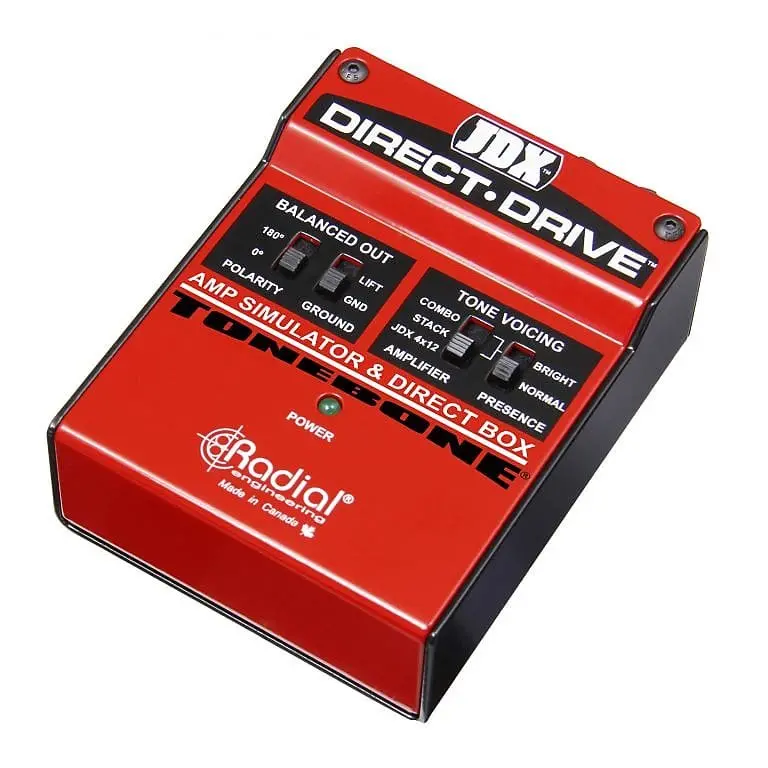 Radial Engineering Jdx Direct-Drive Analog Amp Simulator & Di Box *Free Shipping In The Usa* 1