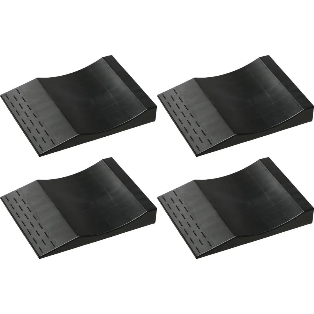 Park Right Flat Free Tire Ramps - Black (Set Of 4) 1