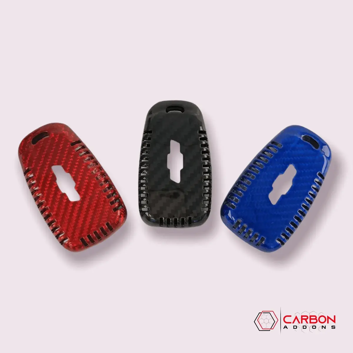 Real Carbon Fiber Key Fob Cover For Chevy Camaro 2016-2024 1