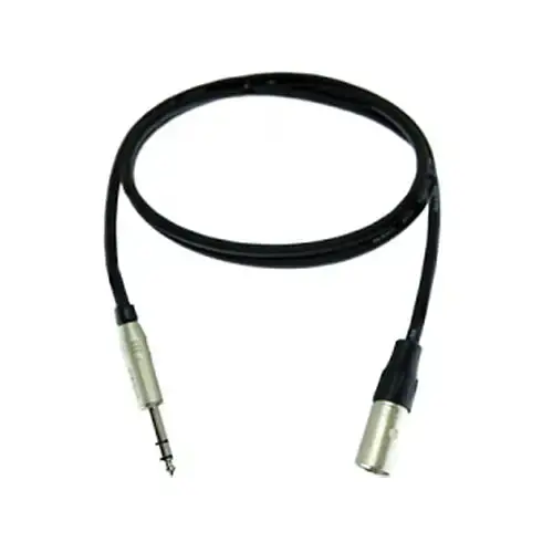 Pro Co Bpbqxm-5 Excellines Xlr Male To 1/4" Trs Patch Cable (5 Foot) 1