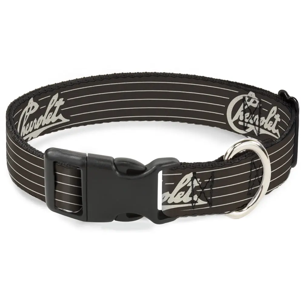 Chevrolet Heritage Script & Stripe Plastic Clip Collar 1