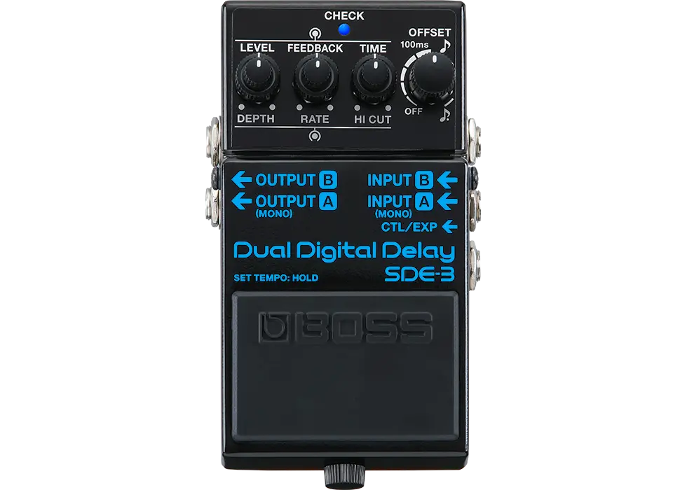 Boss Sde-3 Dual Digital Delay  "Free Shipping In The Us" 1