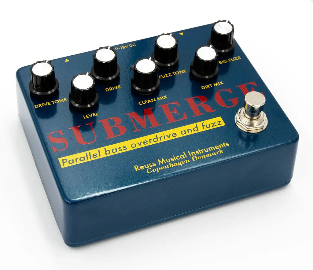 Reuss Submerge - Bass Overdrive And Fuzz  *Free Shipping In The Usa* 1