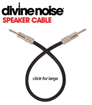 Divine Noise Speaker Cable 3Ft 10Awg St-St Straight To Straight *Free Shipping In The Us* 1