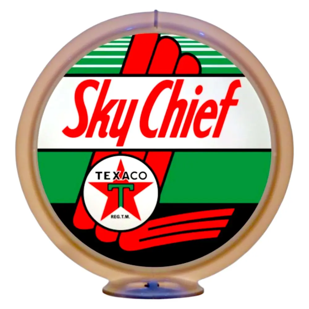 Texaco Sky Chief Lighted Globe Gas Pump Topper 1