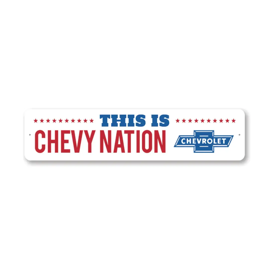 This Is Chevy Nation Sign - Aluminum Sign 1