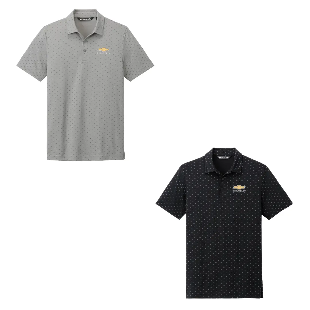 Travismathew Oceanside Geo Polo - Gold Bowtie 1