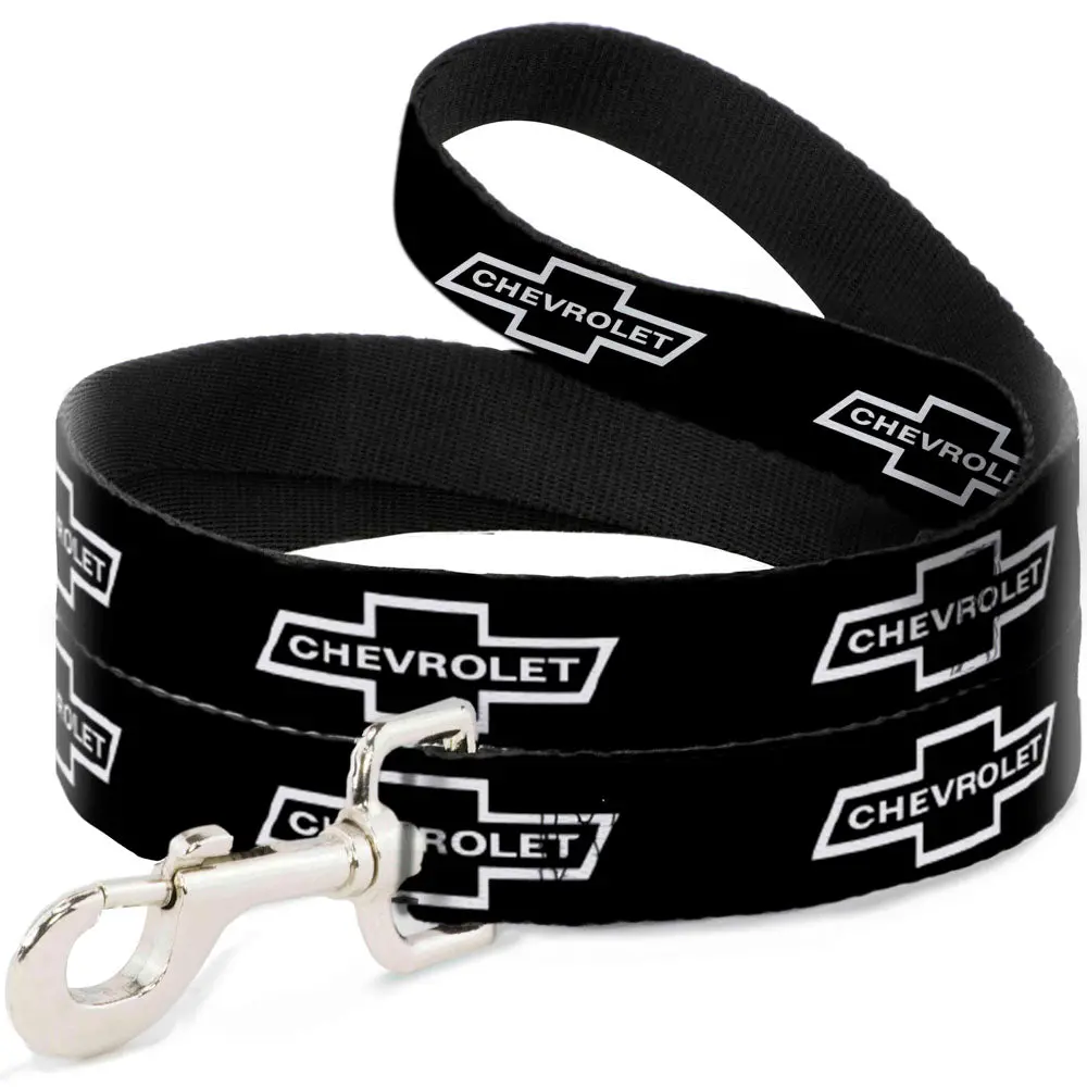 1965 Chevrolet Bowtie Black & White Dog Leash 1