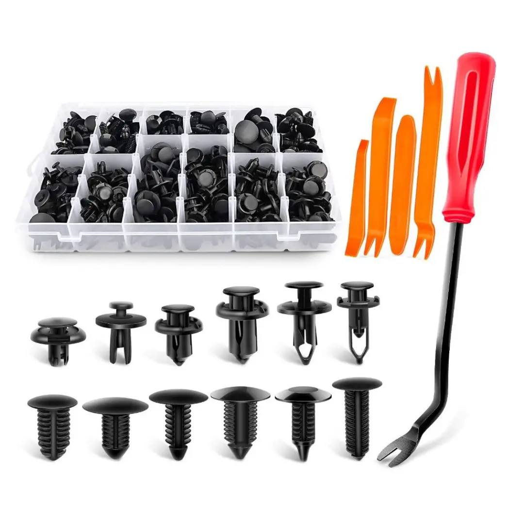 Universal Plastic Bumper Retainer Kit W/ Clip Tools - Ca 1