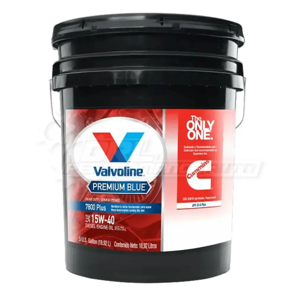 Valvoline Premium 7800 Plus 15W-40 5 Gallon Pail 1
