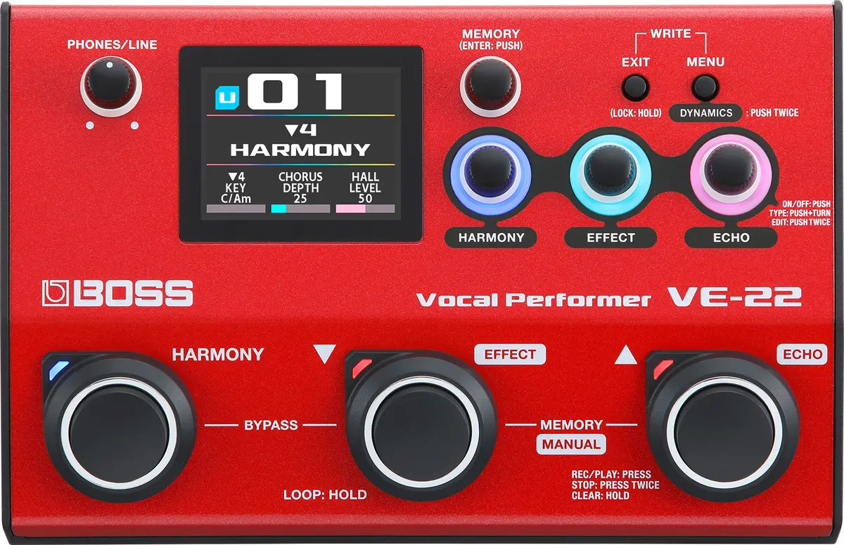 Boss Ve-22 Vocal Performer *Free Shipping In The Usa* 1