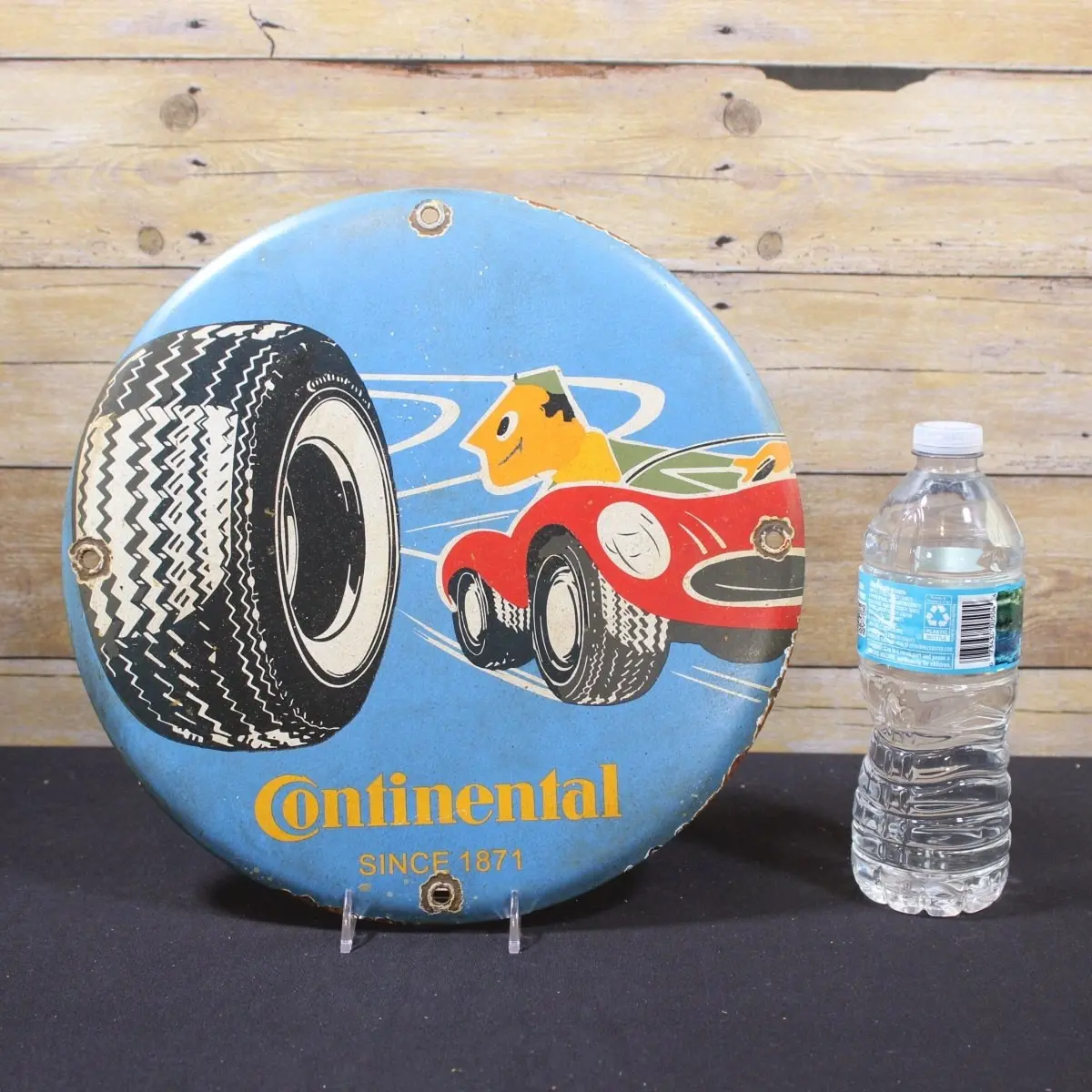 Continental Tires Since 1871 Porcelain Enamel Sign (12In) 1