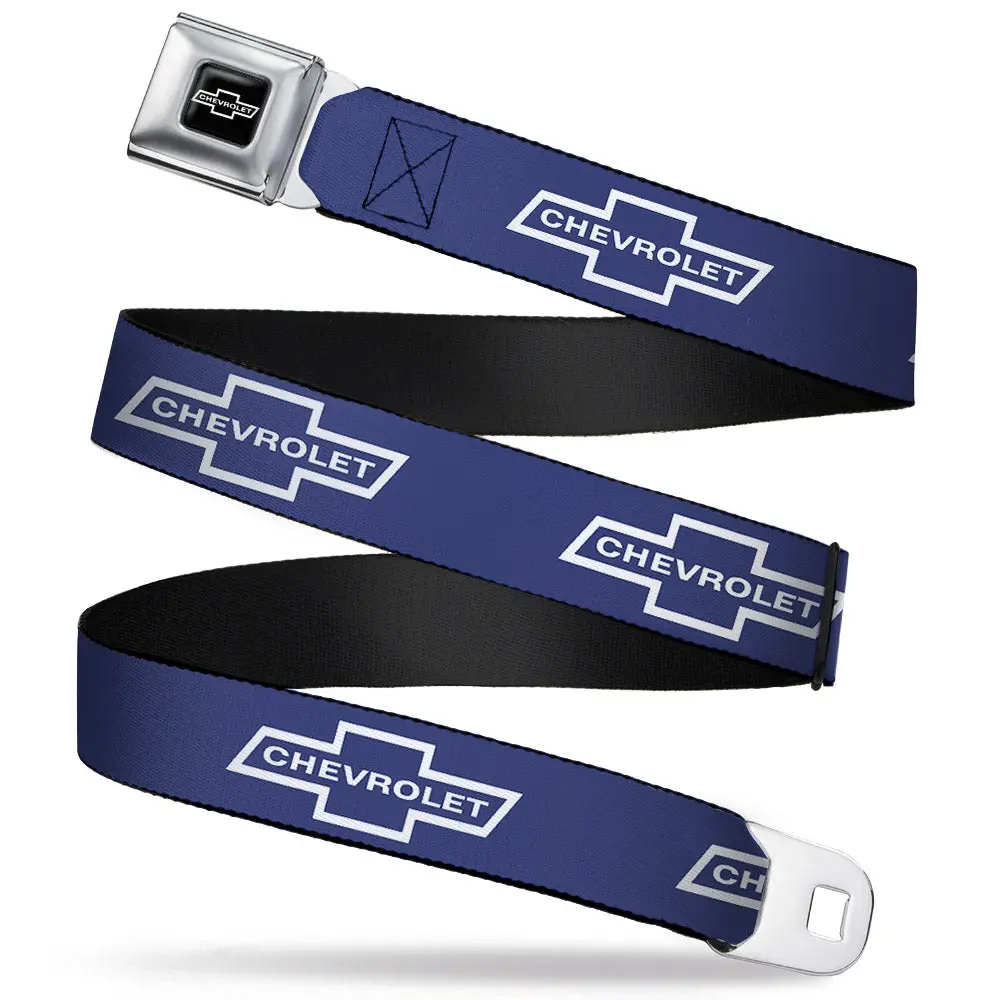 1965 Chevrolet Bowtie Blue Seatbelt Belt 1