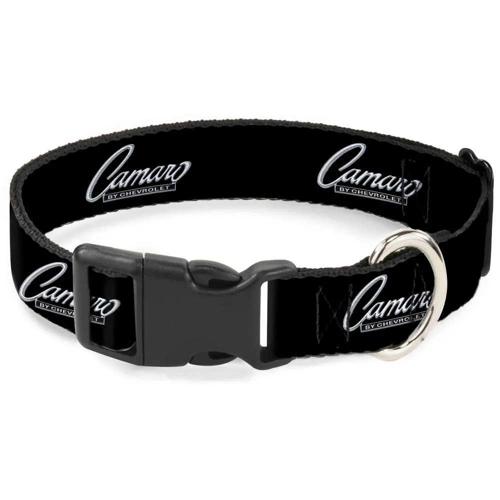 1969 Chevrolet Camaro Script Black & Silver Plastic Clip Collar 1