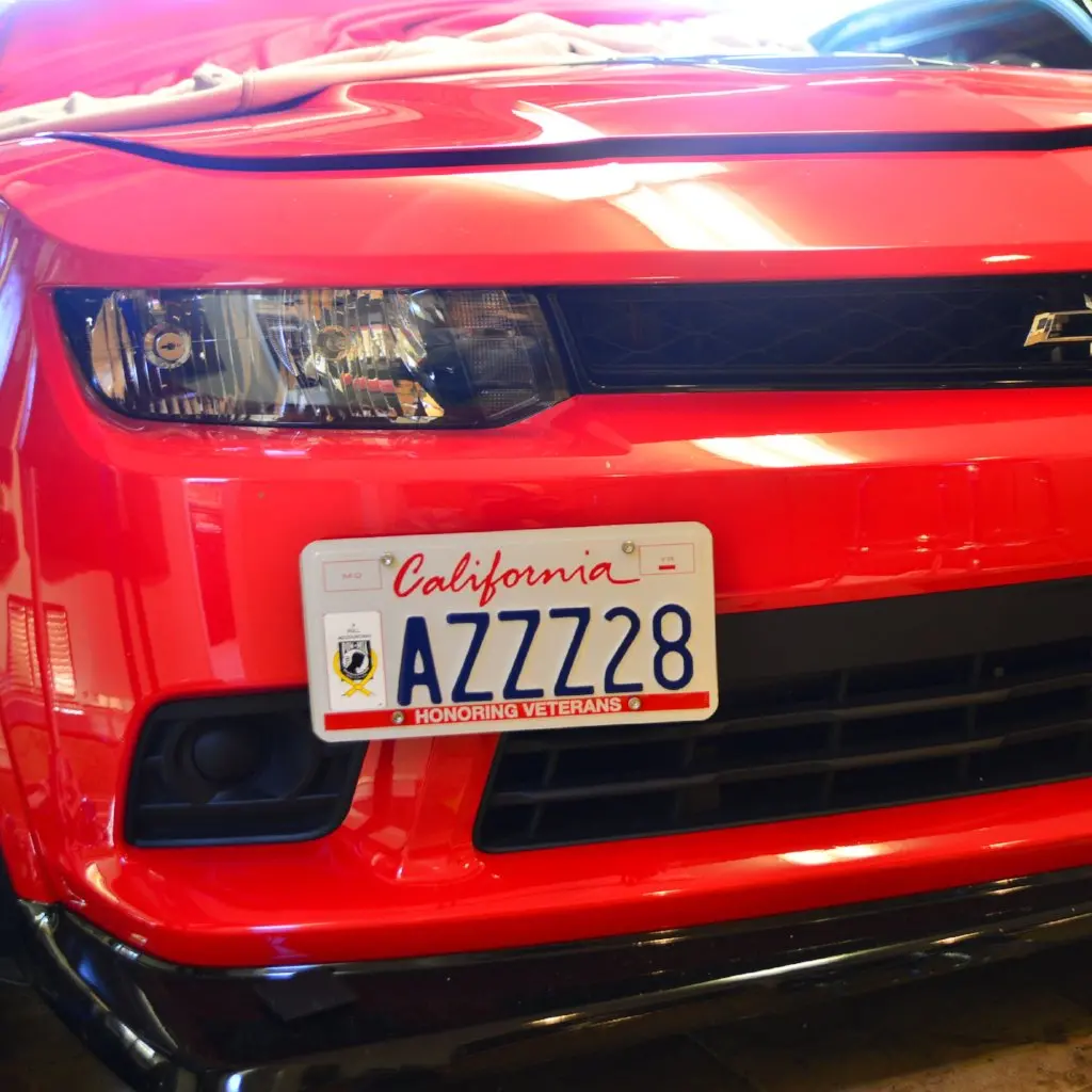 2010-2015 Camaro License Plate Holder 1