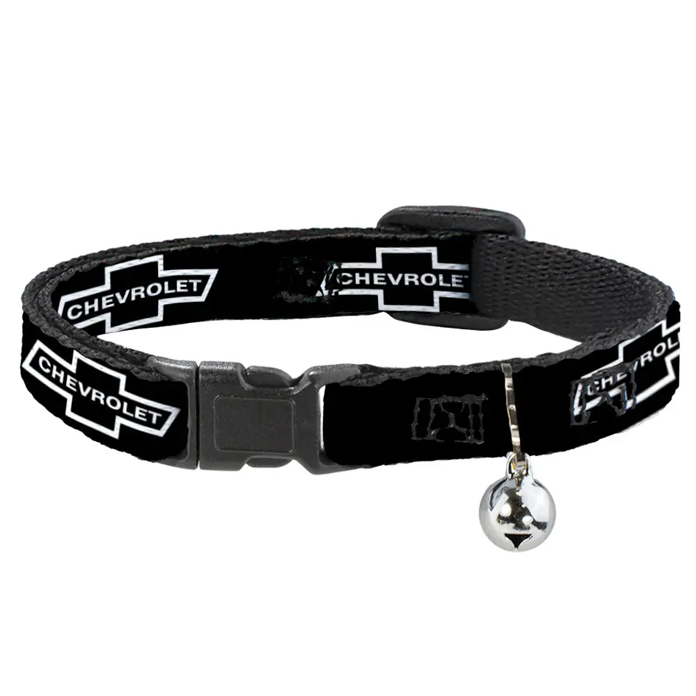 1965 Chevrolet Bowtie Black White Cat Collar Breakaway 1