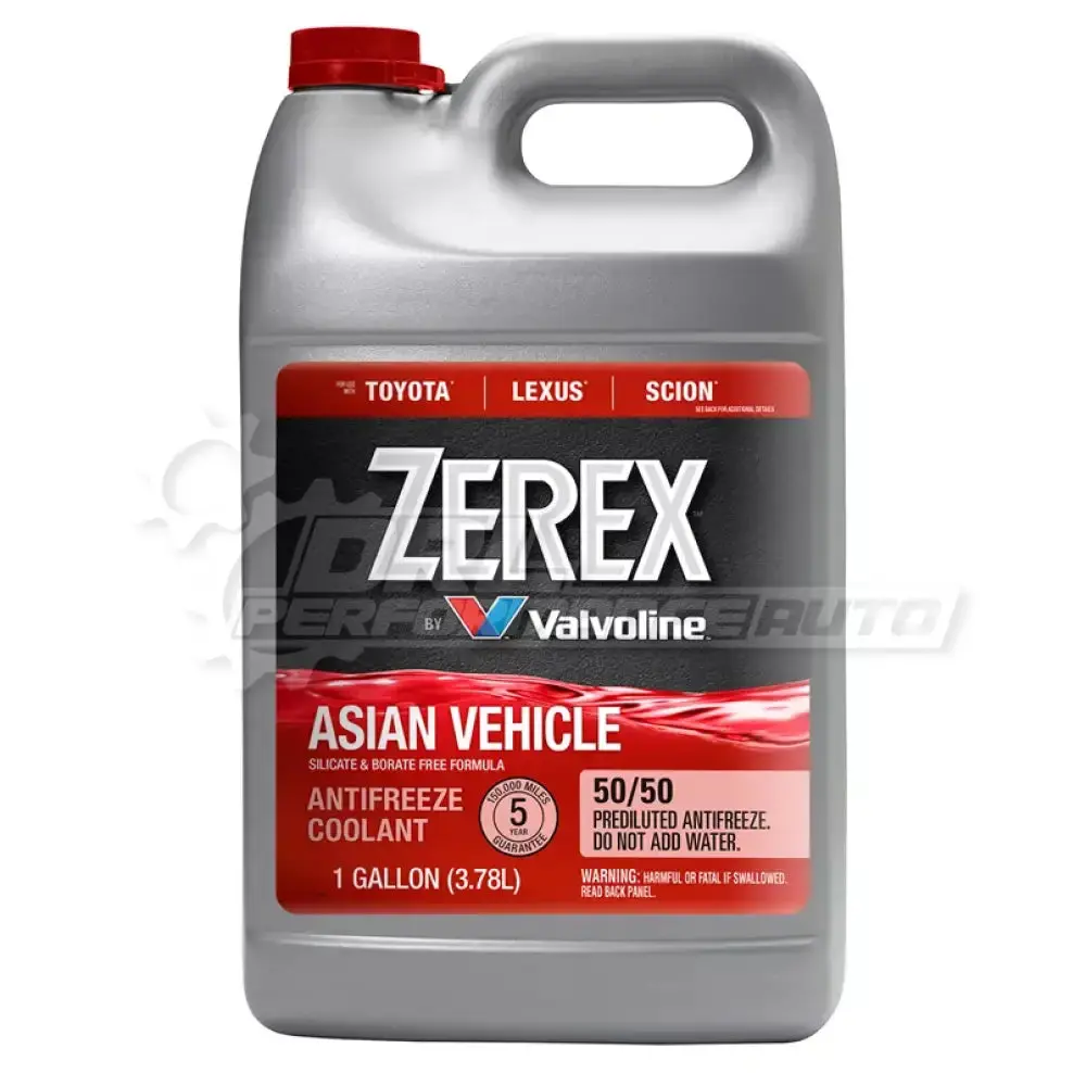 Zerex Asian Red Vehicle 50/50 Prediluted Antifreeze 1