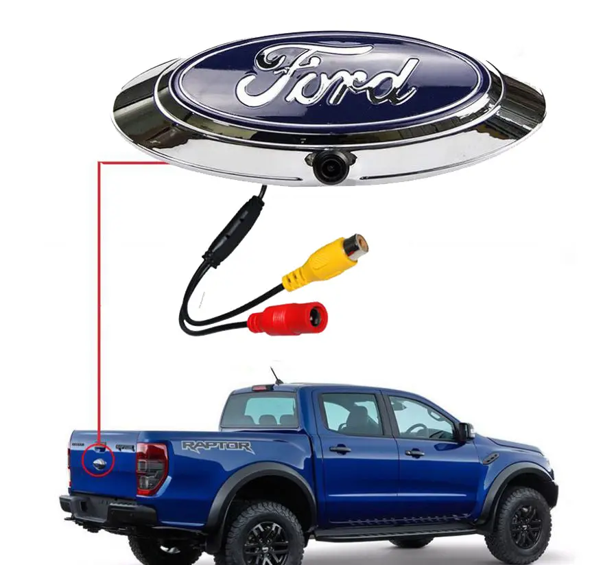 Chrome Emblem Logo Backup Camera For Ford F150 F250 F350 2004-2016 - #04912-45100 1