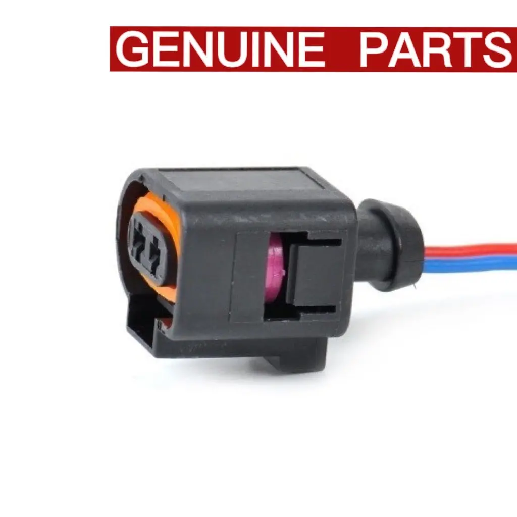 Genuine 2 Pin Plug Wiring Connector  1J0973702 Replacement For Volkswagen Jetta Golf Mk4 Mk5 Beetle Replaces - #24936-47101 1