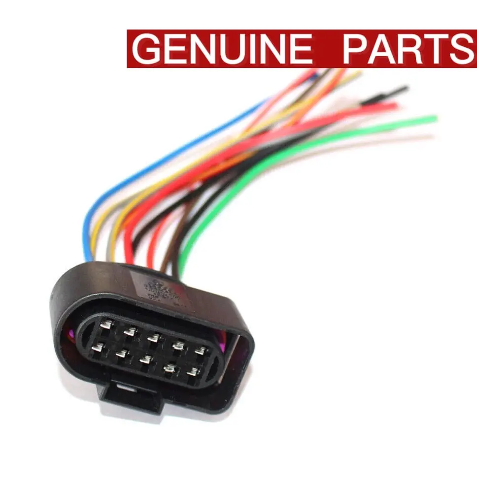 Genuine 10 Pin Plug Wiring Connector 1J0973735 Replacement For R Audi A3 Vw Jetta Mk4 - #24937-47101 1