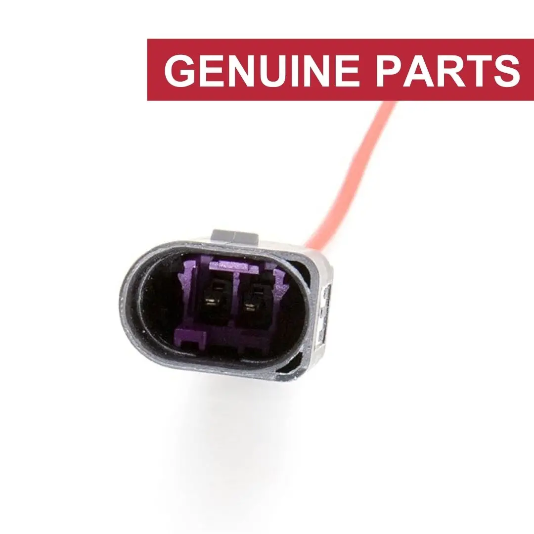 Genuine 2 Pin Plug Wiring Connector 1J0973802 For A1 A2 A3 A4 A6/S6 Q3 Q5 Q7 Tt Beetle Bora Golf Jetta Polo Touran Passat Seat Skoda 2-Pin Fog Light Lamp Plug Pigtail Connector Female Pbt Headlight - #24947-47101 1