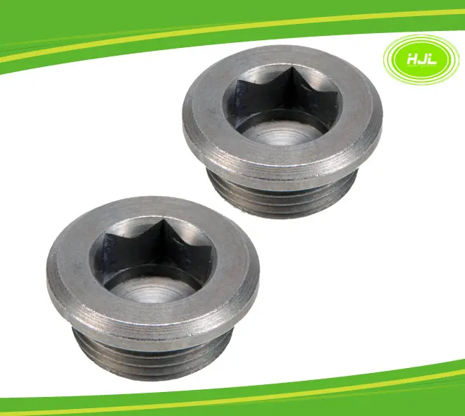 2 Pcs Differential Drain Plug With O-Ring (22X1.5 Mm) Replacement For Bmw 33117525064 - #Hj-02022-Dp 1