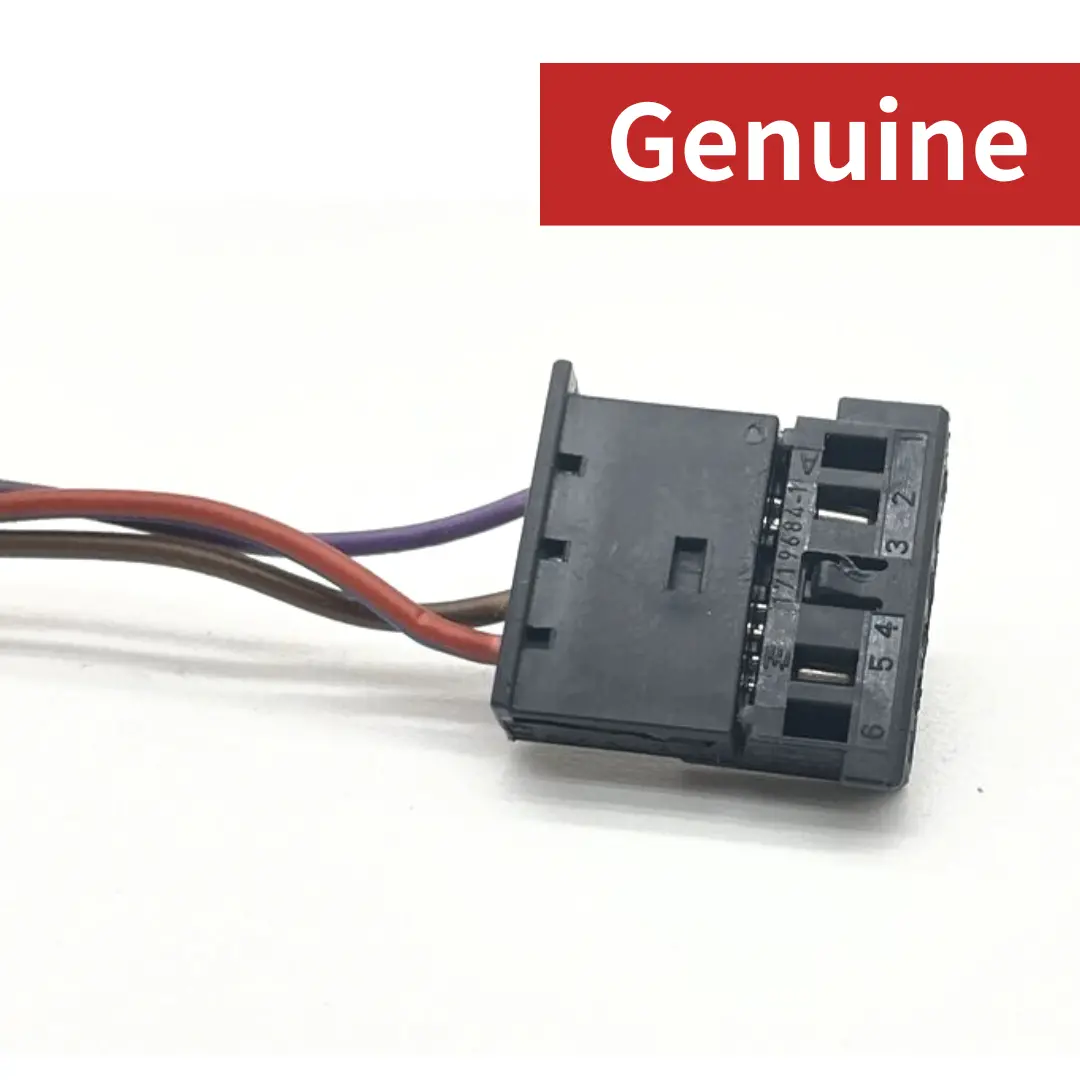 Genuine 6 Pin Plug Housing Connector 3 Wire Pigtail 4B0971978b For Vw Audi Q5 Sq5 Porsche 6 Pin Plug Socket Connector Wire - #24960-47101 1
