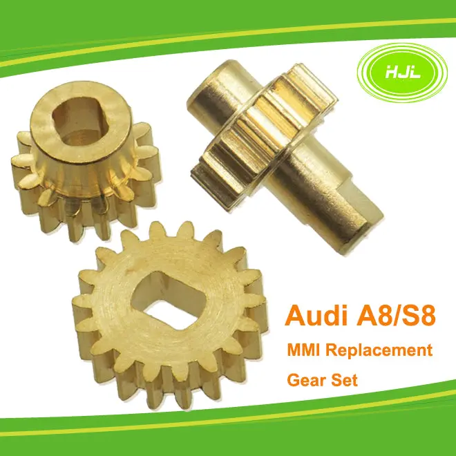 4E0857273d 3Pcs Screen Mechanism Gear Replacement Set Kit For Audi A8 S8 Mmi - #01857-31000 1