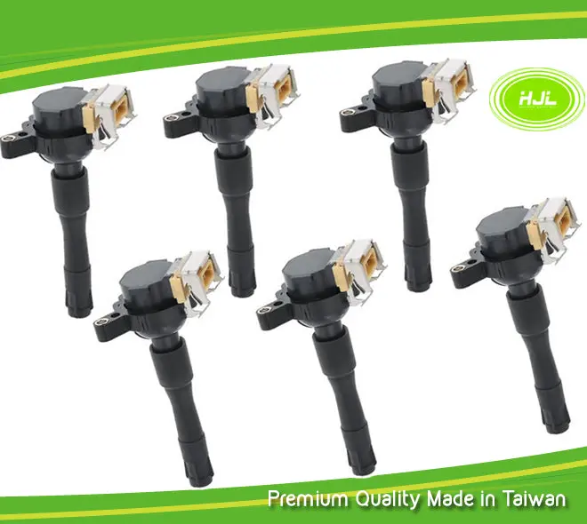 6 Set Ignition Coil For 1994-2005 Bmw E36 E39 E46 X5 Z8 325 328 525I 12131748017 - #02355-73106 1