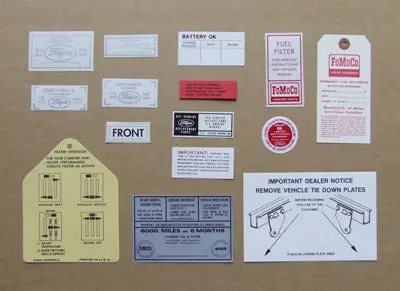 Decal Kit 1964 1/2 1