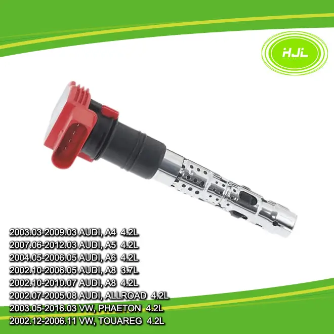 Bosch Ignition Coil Brand New Genuine Part Quality Replacement For Audi A4 A5 A6 A8 Allroad Vw Phaeton Touareg 2012-2016 3.7L 4.2L - #24099-73100 1