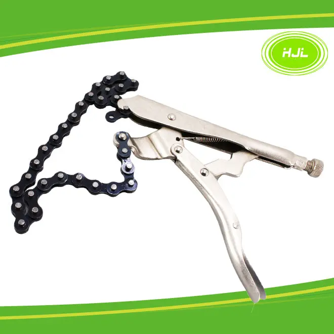 10Inch/254Mm Locking Chain Clamp Vise Grip Great Tool Holding Pipe Wrench - #Tokit-98310 1