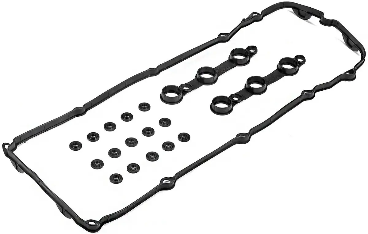 Engine Valve Cover Gasket Set Rubber Seals Replacement For Bmw M52 M54 E39 E46 E83 E85 11120030496 11121437395 - #Hj-02524-Gst 2
