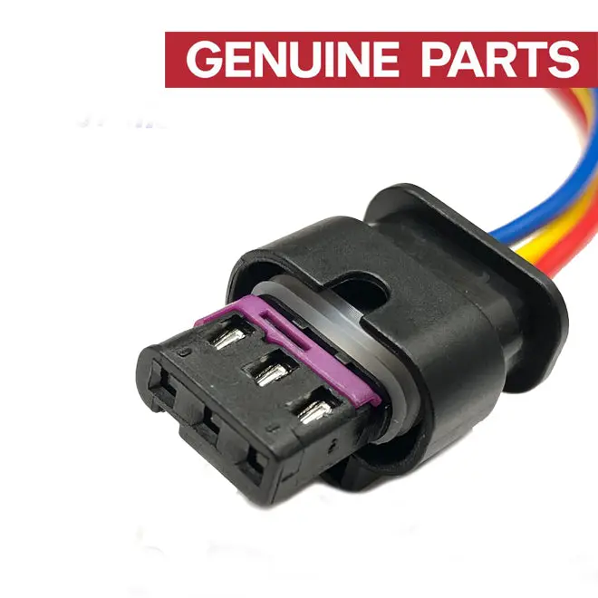 Genuine 3 Pin Plug Pigtail Wiring Connector 4F0973703a Replacement For Vw Audi Skoda Seat - #24930-47101 1