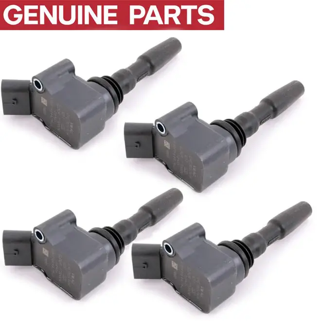 Genuine 4 Pcs Ignition Coil Replacement For Audi A1 A3 E-Tron Q2 Vw Golf Jetta T-Roc Skoda 1.2 1.4 1.6 04E905110k - #24680-73114 1