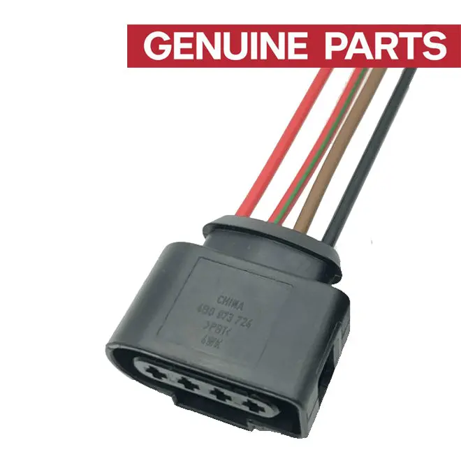 Genuine 4 Pin Ignition Coil Connector Replacement For Vw Golf Audi A4 A5 2.0 Tfsi 4B0973724 - #24929-47101 1