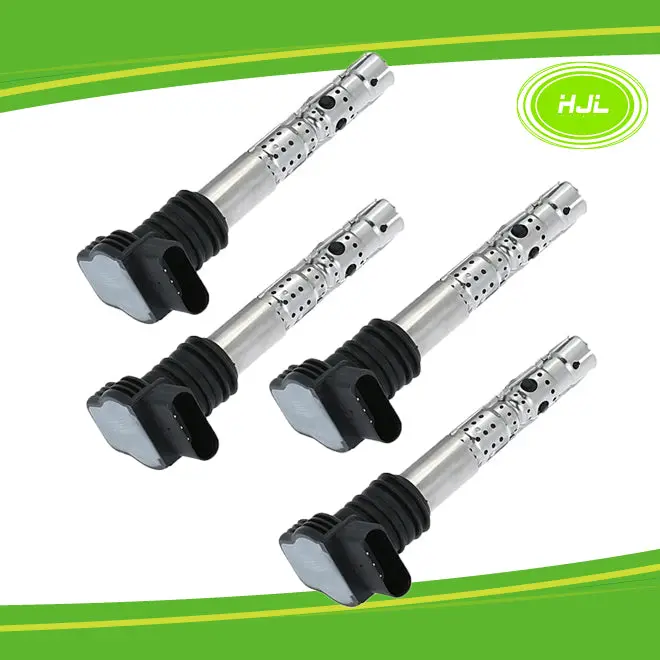 4 Pcs Ignition Coil Pack For Audi A4 A6 Tt Seat Vw Golf Octavia 1.8T 06A905115 - #24041-73104 1