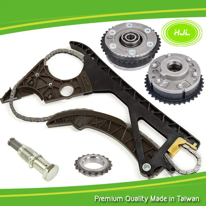 Timing Chain Kit + 2 Vvt(Inlet+Outlet)Adjuster For Bmw N54 135I 335I 528I X6 Z4 - #Hj-02713-V 1
