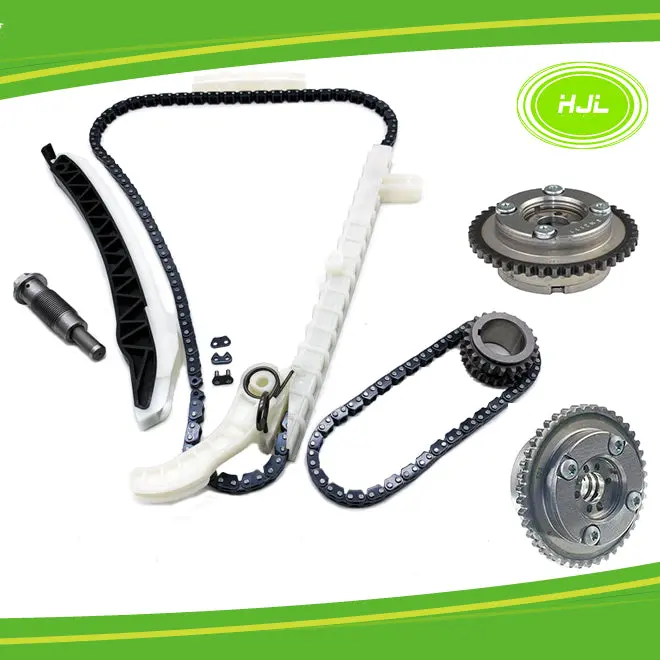 Timing Chain Kit W/2 Vvt Camshaft Adjuster Gears Replacement For Nissan Skyline 200Gt V37 Yv37 M274 De20 2.0L Turbo 2016 - #Hj-49737-V 1