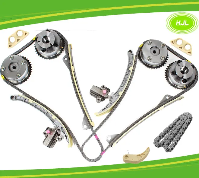 Timing Chain Kit With Intake And Exhaust Vvt Gears Replacement For Hyundai Genesis Santa Fe Kia Sedona Sorento 3.3L 3.8L 2015-2021 Bullet Point - #Hj-41230-V 1