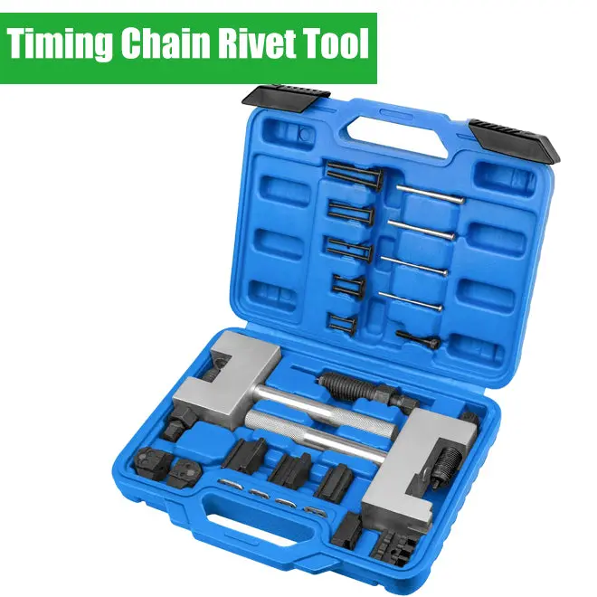 Timing Chain Rivet Tool Kit Compatible With Mercedes Benz M271 M272 M273 M274 M276 Chrysler Jeep, Engine Timing Chain Assembly/Separating/Locking Tool Set - #Tokit-32007 1
