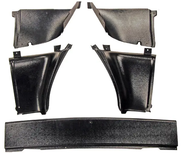 Quarter Panel Trim Rear 1967-1968 Fastback  5Pc 1